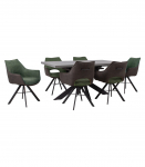 S&ouml;&ouml;gilauakomplekt EDDY laud ja 6 tooli 24501