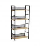 Riiul HECTOR 60x28xH121cm, saar/must