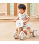 VIGA PolarB Drewniany Jeździk Miś Polarny Miękkie Koła