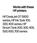 HP GT52 Cyan Ink Bottle, 8000 pages, for HP DeskJet GT series, Cronos