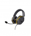 Trust 25784 headphones/headset Wired Head-band Gaming Black, Yellow
