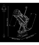 LEGO Icons Hubble&rsquo;i kosmoseteleskoop