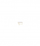 Diivanilaud SALMA valge marmor/kuld 80cm