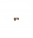 Diivanilaud EVITA tamm artisan/must 100x60 cm