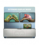 AXAGON USB-C 5Gbps DUAL 4K DISPLAY 7in1 Hub HMC-7HX2