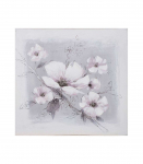 &Otilde;limaal 60x60cm, valged lilled