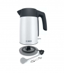 Electric kettle Bosch TWK 7L461, 2400 W, 1.7 l White