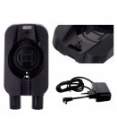 Bosch BBS711W stick vacuum/electric broom Bagless 0.3 L Black, Stainless steel, White