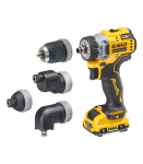 DeWalt DCD703L2T 12 V 4-head drill/driver