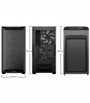 Case|BE QUIET|PURE BASE 501 LX|MidiTower|Case product features Transparent panel|Not included|ATX|MicroATX|MiniITX|Colour Bla