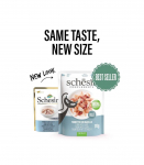 SCHESIR Tuna with hake in jelly - wet cat food - 70g