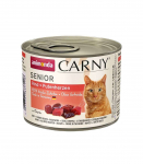 ANIMONDA Carny Senior Beef and turkey hearts - wet cat food - 200g