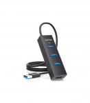 UNITEK Y-3089V01 interface hub USB 3.2 Gen 1 (3.1 Gen 1) Type-A 5000 Mbit/s Black