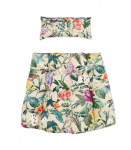 Ripptooli padi COCO AMAZONIA 95/65x75x15cm, beež lilleline