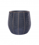 Lillepott WICKER D45xH40cm, must/pruun