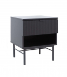 &Ouml;&ouml;kapp SEQUENCE 45x40xH55cm, must