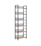 Riiul HECTOR 60x28xH187cm, saar/must