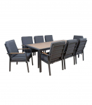 Aiam&ouml;&ouml;blikomplekt PARKER laud ja 8 tooli