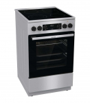 Gorenje Cooker GECS5C70XA Hob type Vitroceramic Oven type Electric Stainless steel Width 50 cm Grilling |