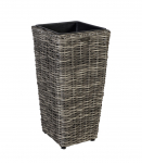 Lillepoti&uuml;mbris WICKER 28x28xH60cm, hall