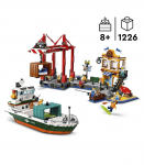 LEGO City Meresadam koos kaubalaevaga