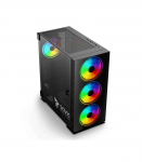 SAVIO PC Case Prime X1 ARGB Glass Black