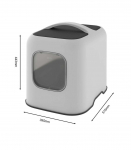 ROTHO Biala White - cat litter box
