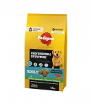 PEDIGREE Professional Nutrition Adult with beef and vegetables, medium and large breeds - dry dog food - 12 kg