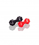 Hantel GYMSTICK Studio dumbbell 3 kg, punane