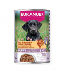 EUK DOG CAN LC PUP AB TUR&CAR 400G