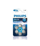 Patarei Philips ZA675 1.4 V 6 tk Zinc Air (PR44)