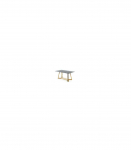 S&ouml;&ouml;gilaud KONAMI must marmor/kuldne 160/90/75 cm