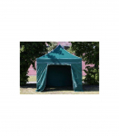 Pop Up portable folding tent with walls and roof 2.92x2.92 m, H series (green, steel frame, polyeste