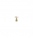 Kohvilaud TRIBECA valge marmor/kuldne