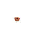 Tugitool Castello 1 velvet kaneelipunane Bluvel 4215/wenge