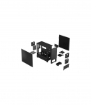 Fractal Design Pop Silent Side window Black Solid ATX, mATX, Mini ITX Power supply included No ATX