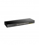 D-Link Stackable Smart Managed Switch with 10G Uplinks DGS-1250-28X/E Web managed Rackmountable Gigabit