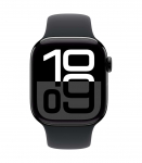 Apple Watch Series 10 GPS (satellite) Always-On Retina Waterproof Jet Black