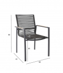 Tool MONTANA 60x61xH90cm, hall