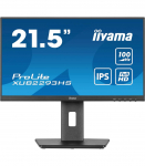 54,6cm/21,5" (1920x1080) iiyama ProLite XUB2293HS-B6 16:9 FHD IPS 1ms 100Hz HDMI DP Speaker Pivot Black