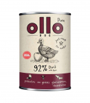 OLLO Pure Duck with apple - wet dog food - 850g