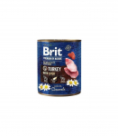 BRIT Premium by nature Junior Turkey with Liver - wet dog food - 800g