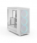 Fractal Design Case Epoch XL White TG RGB Clear Tint ATX Power supply included No