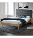 Voodi ROMAN madratsiga HARMONY TOP 160x200cm, hall