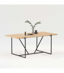 S&ouml;&ouml;gilaud CINDY 180x90xH75cm, melamiin tamm