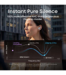 Anker Soundcore Liberty 5 Pro In-ear Microphone Pearl White Noise reduction Earbuds Wireless