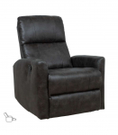 Tugitool DIEGO kiikuv ja p&ouml;&ouml;rlev manuaalne recliner 78x95xH103cm, hall