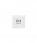 Digitus Socket with USB A & USB-C Ports, flush mounted