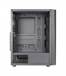 Aerocool DELTABKV1 ATX PC Case RGB Front Full Side Window 12cm Fan Black