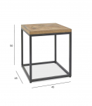 Abilaud INDUS 45x45xH50cm, tamm